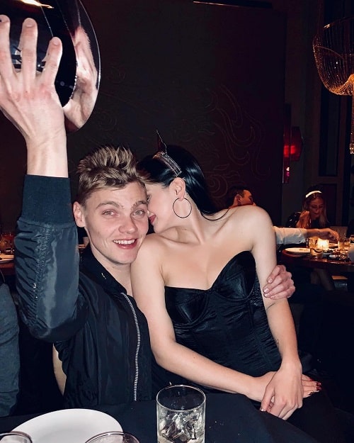A picture of Ariel Winter with her boyfriend, Levi Meaden.